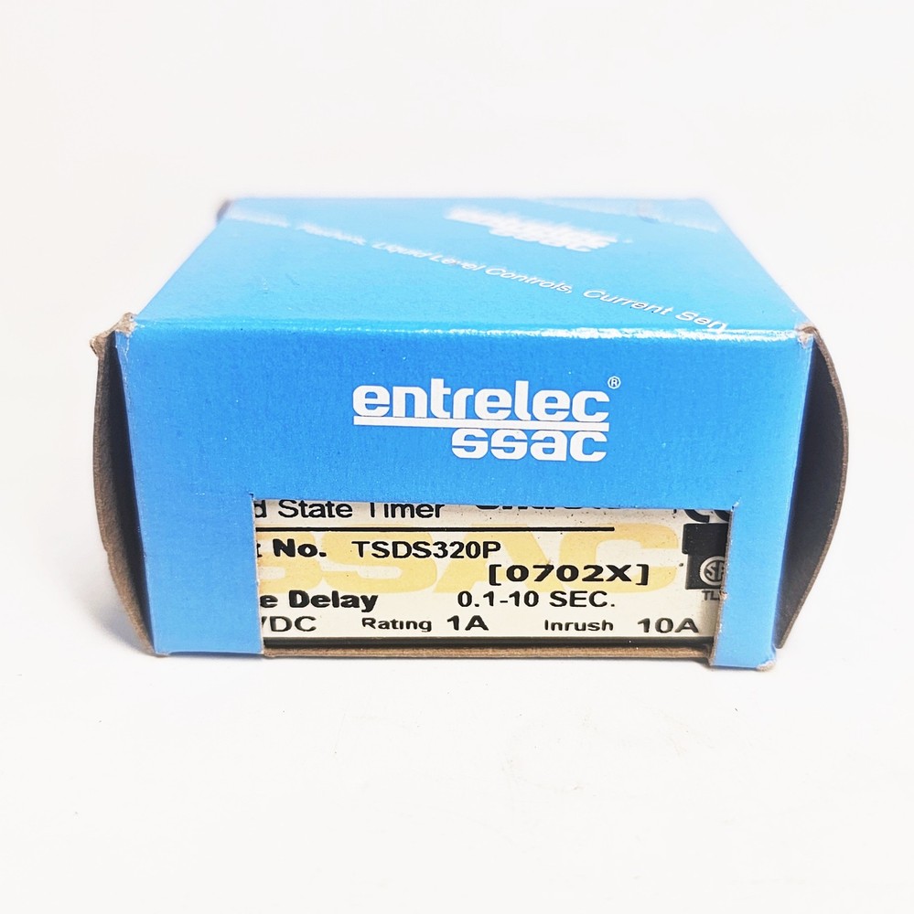SSAC TSDS320P Solid State Timer Relay , 01.-10 Seconds, 1 AMP