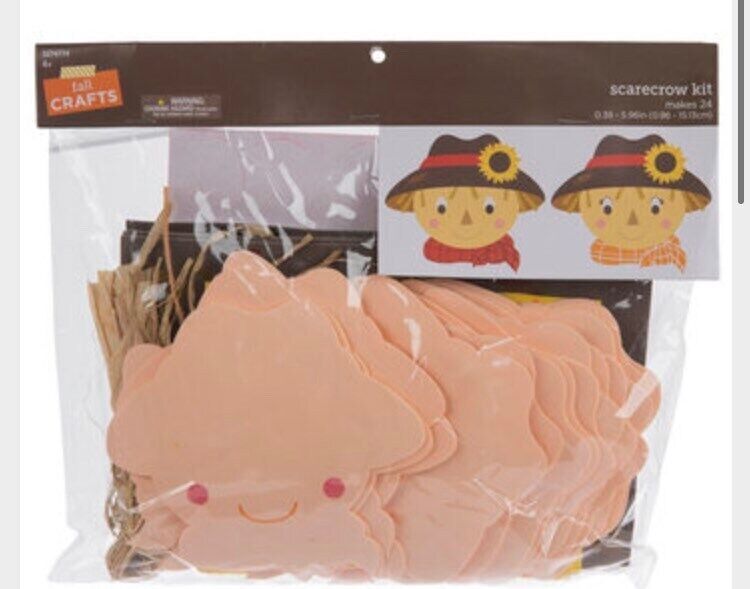 Halloween Scarecrows foam craft kit