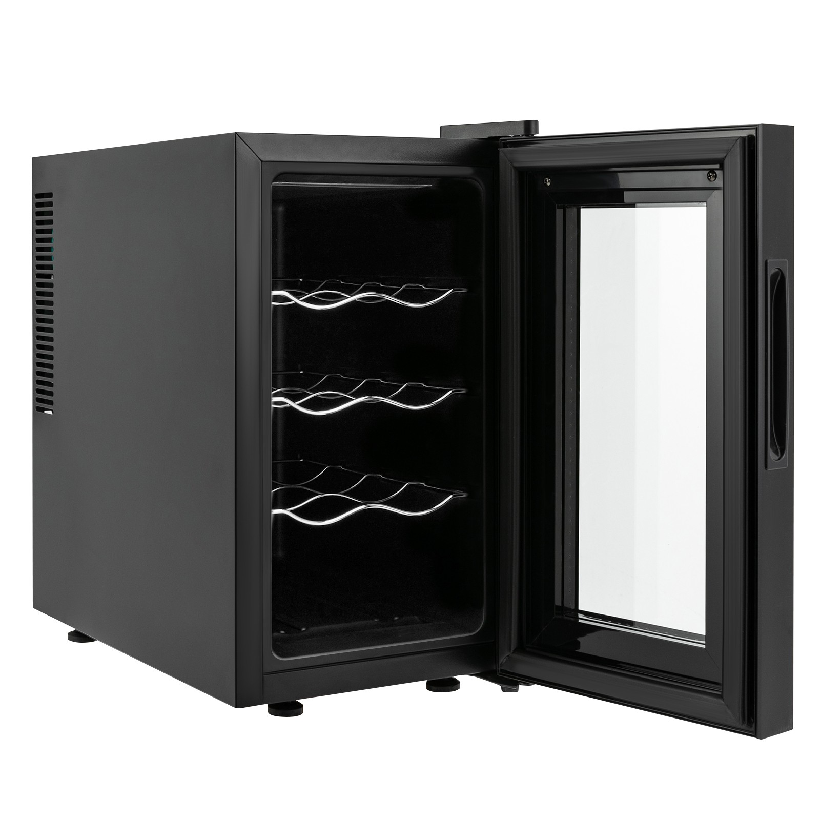 8-Bottle Wine Cooler Refrigerator 110V Freestanding For Home Bar Wine Fridge