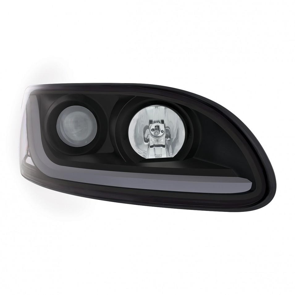 Peterbilt 300 Series Blackout Projection Headlamp With LED Dual Function Light
