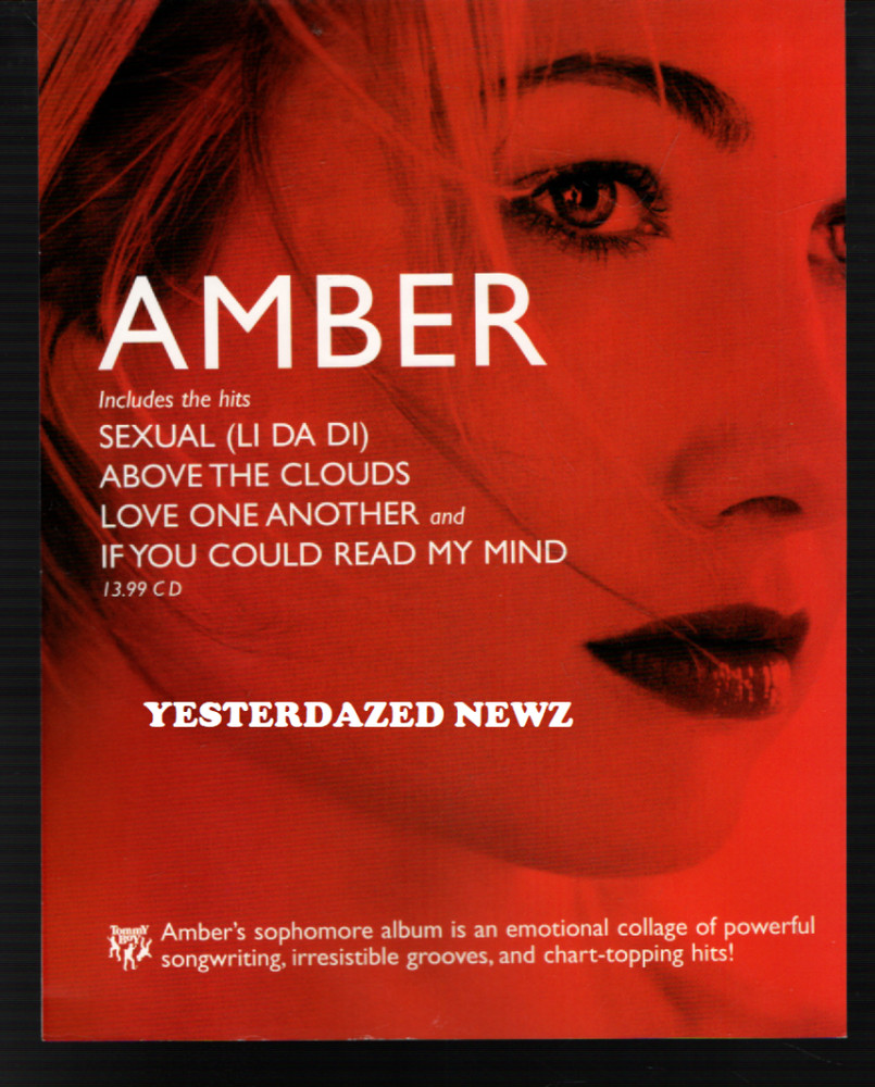 1999 print ad for Amber "Amber" album release