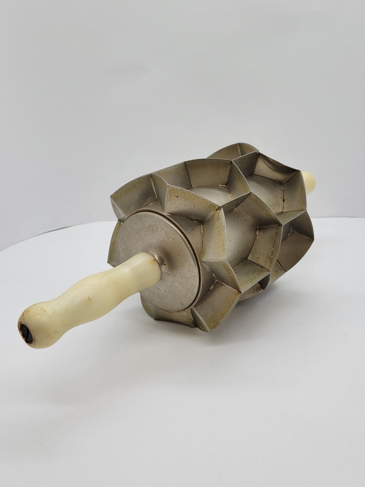 Moline Commercial Rotary Rolling Biscuit Donut Dough Cutter Hexagon Vintage