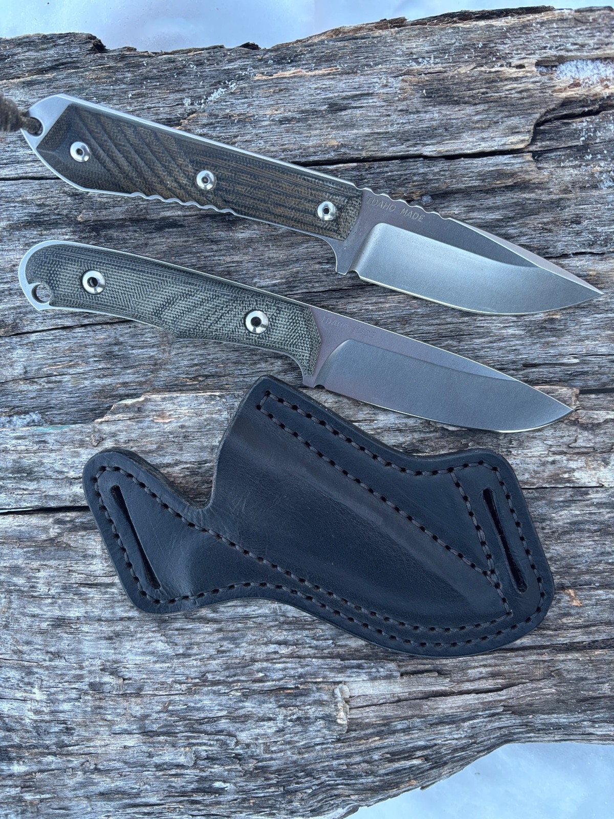 The Fast Draw - Chris Reeve Knives Custom Leather Sheath