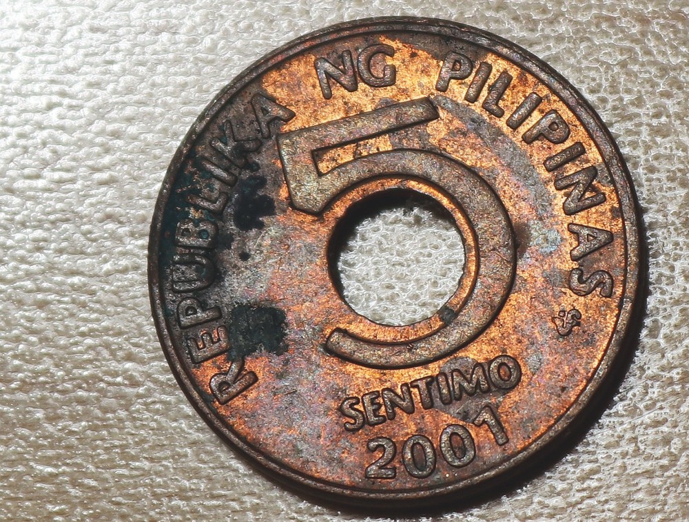 2001 Philippines 5 Sentimos
