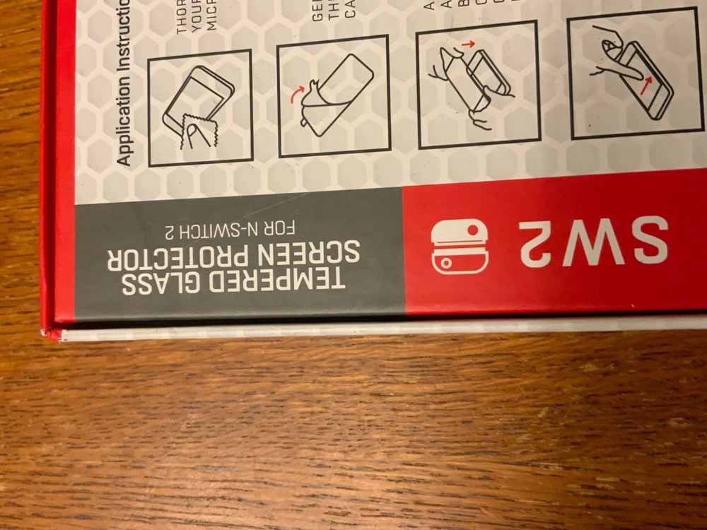 2 Pack Tempered Glass Screen Protector for Nintendo Switch 2, Model# SW2