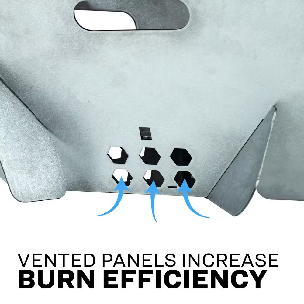 US14TP Portable Collapsible Triangular Fire Pit