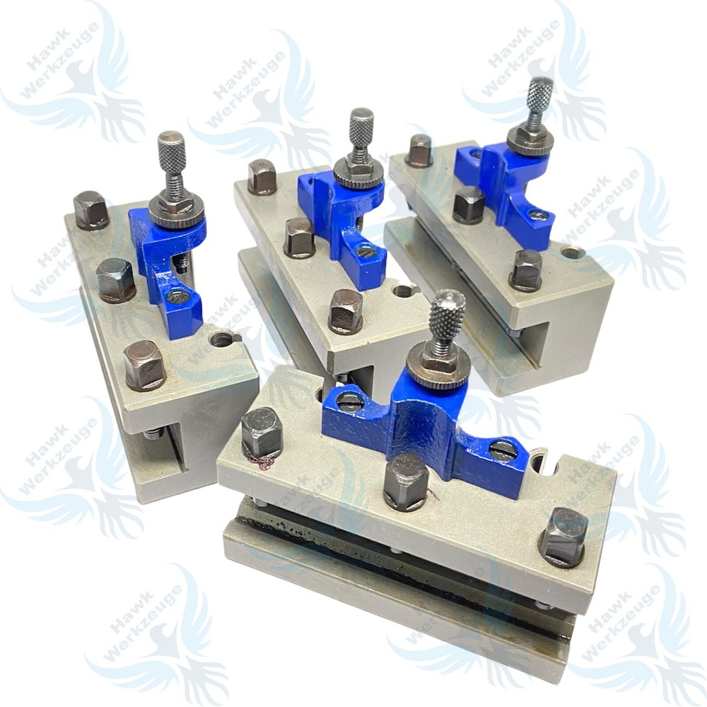 New Multifix Tools 40 Position Mini Lathe Quick Change Tool Post Holders 5Pc Set