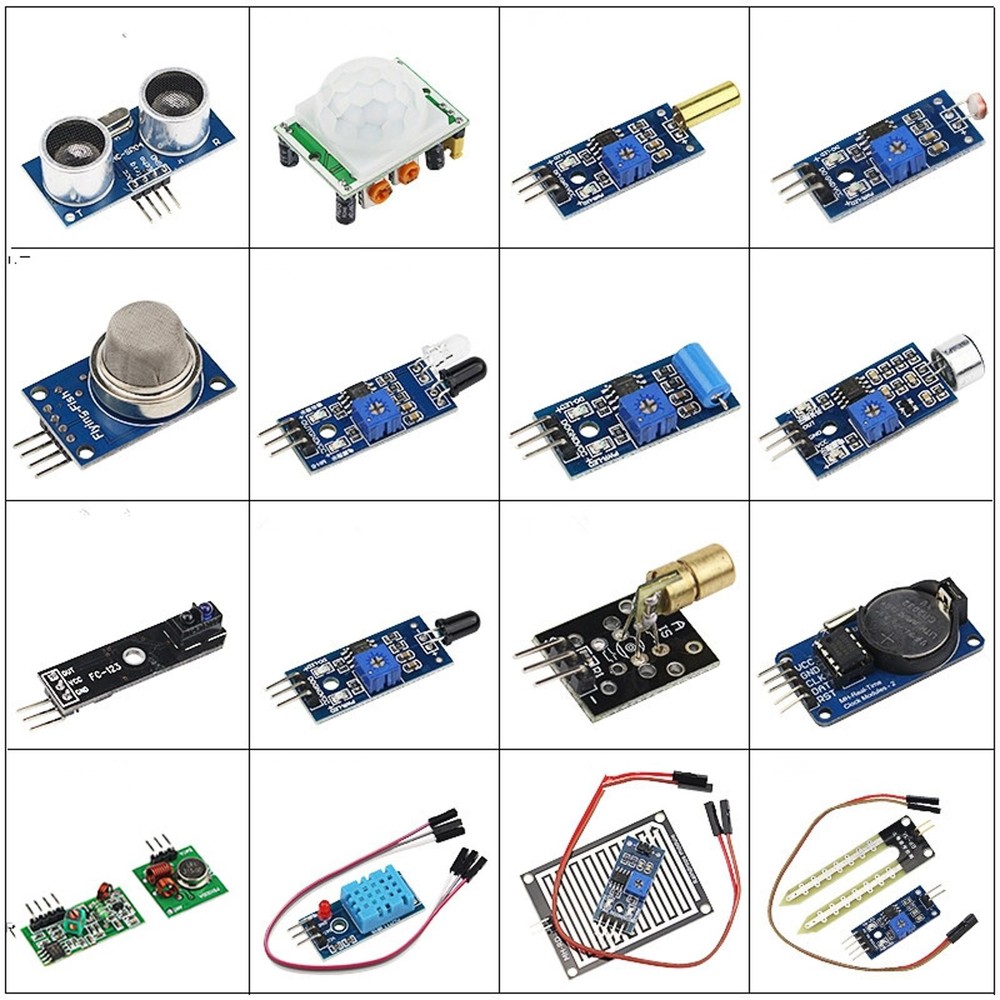 16 Kinds HC-SR04 Ultrasonic Sensor Module For Raspberry Pi 3/Pi 2 Model B