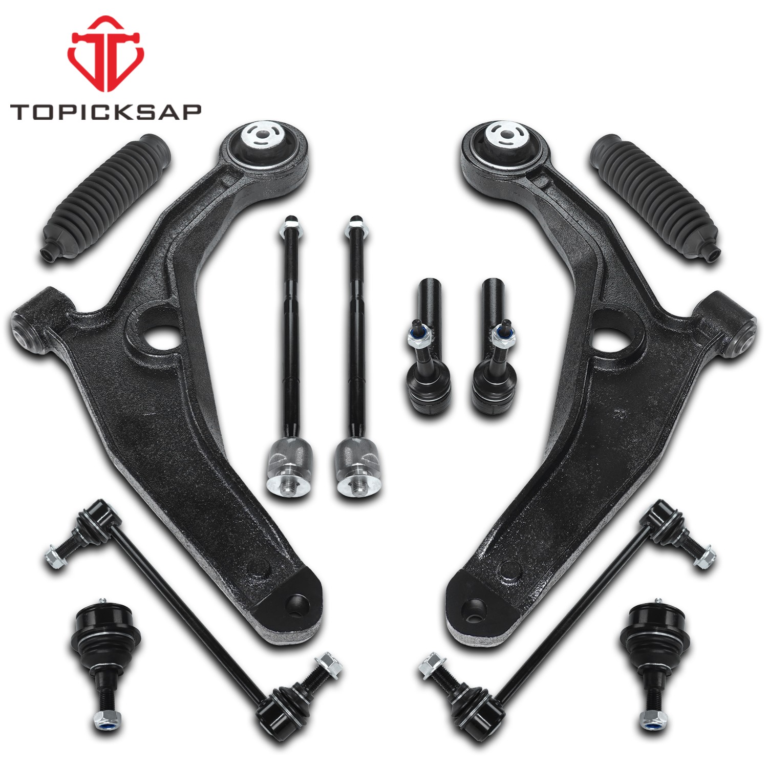 12Pcs Front Control Arm Sway Bar for 2009-2020 Dodge Journey