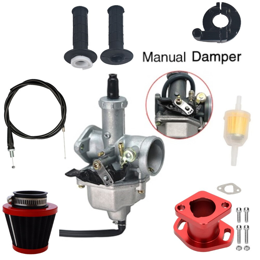 PZ30 Carburetor 30mm Carb 200cc 250cc Dirt Bike ATV Taotao SunL JCL w/ Cable Kit