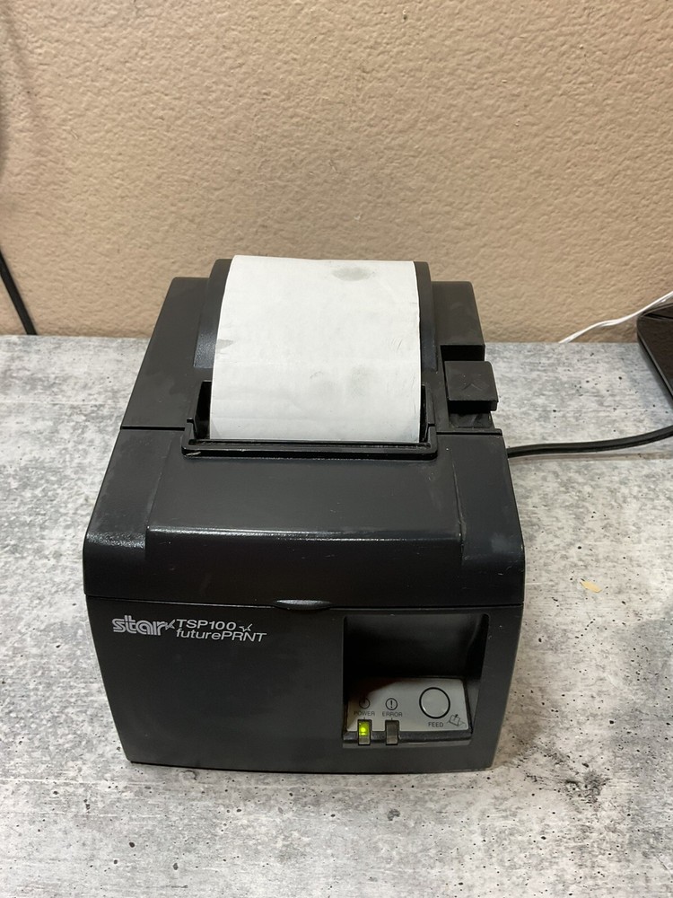 Star TSP100 FuturePRNT Receipt Printer Tested Working Future Print