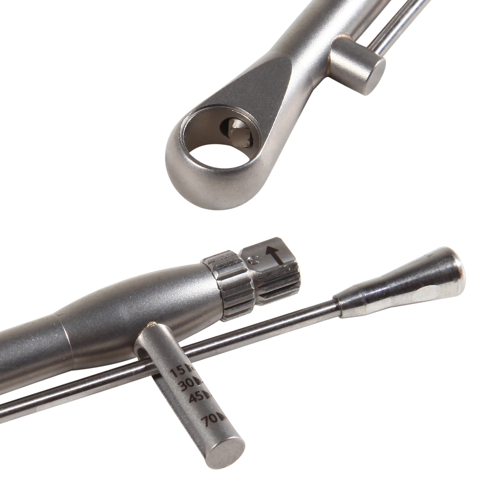 Llave dinamométrica carraca pilar implante dental 15-70 Ncm kit destornilladores