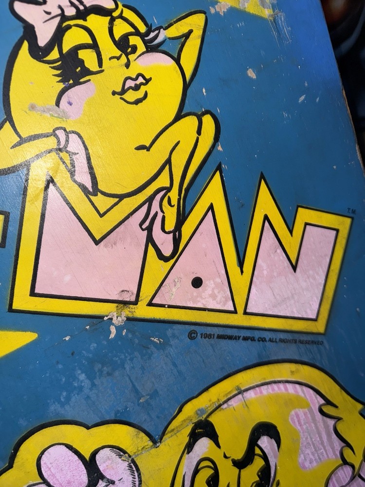MS PAC-MAN ARCADE MIDWAY 1981 MACHINE