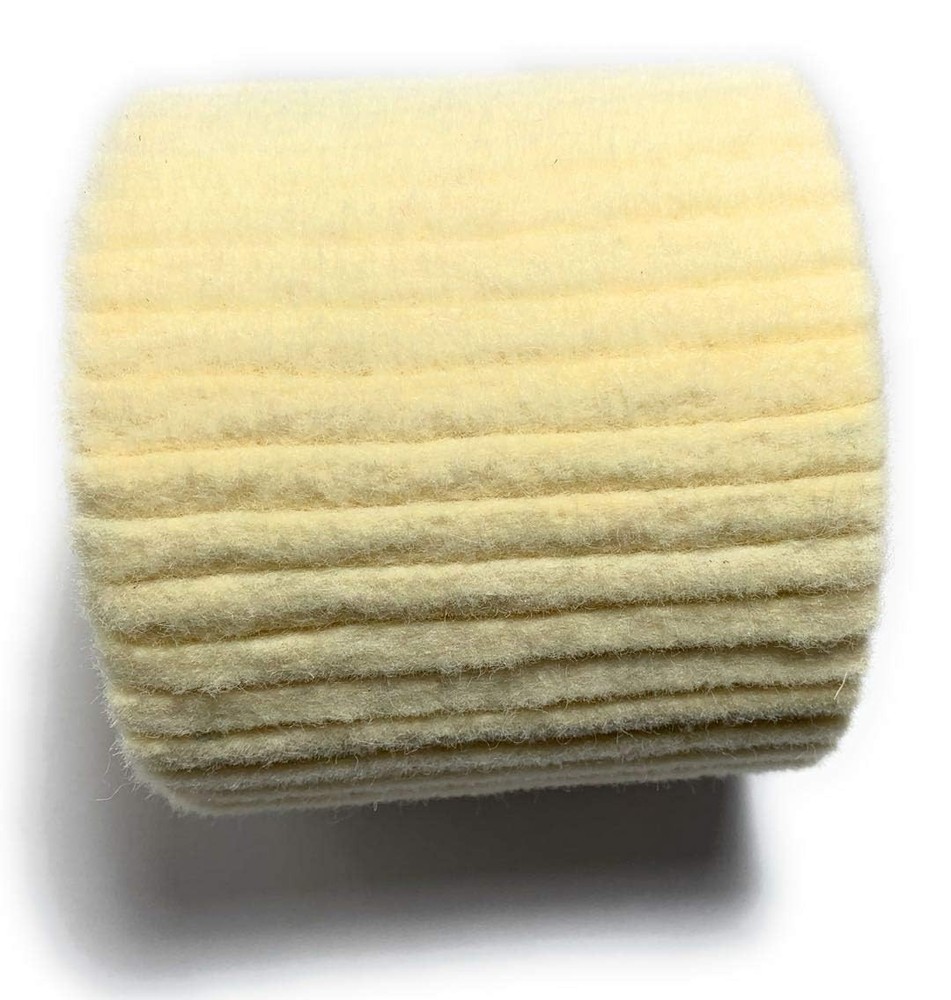 Wool Felt Wire Drawing Wheel Buffer Wheel Buffing Drum Mirror Burnishing Poli...