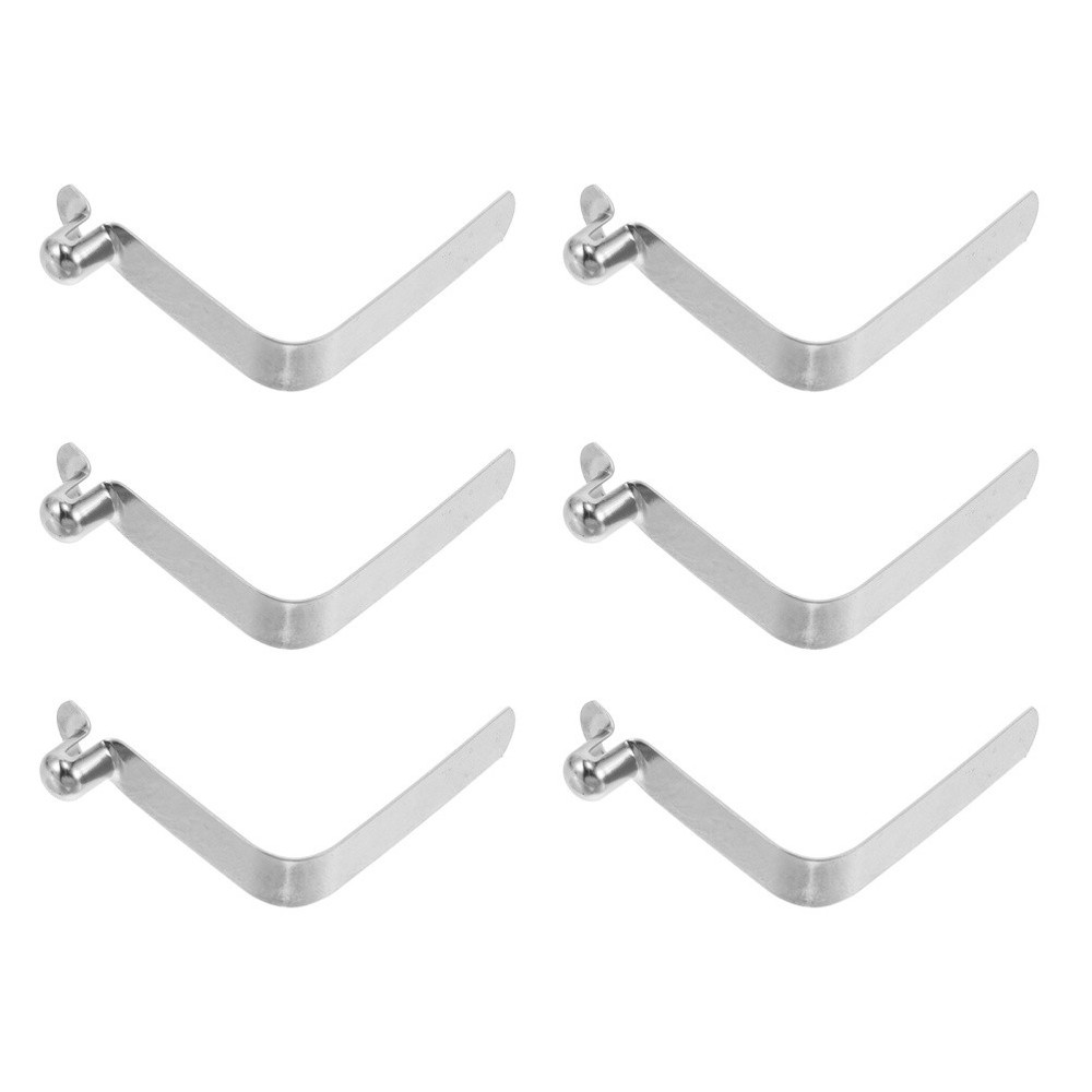 6 Pcs Boat Clips for Docking Positioning Paddle Kayak Spring Double Button