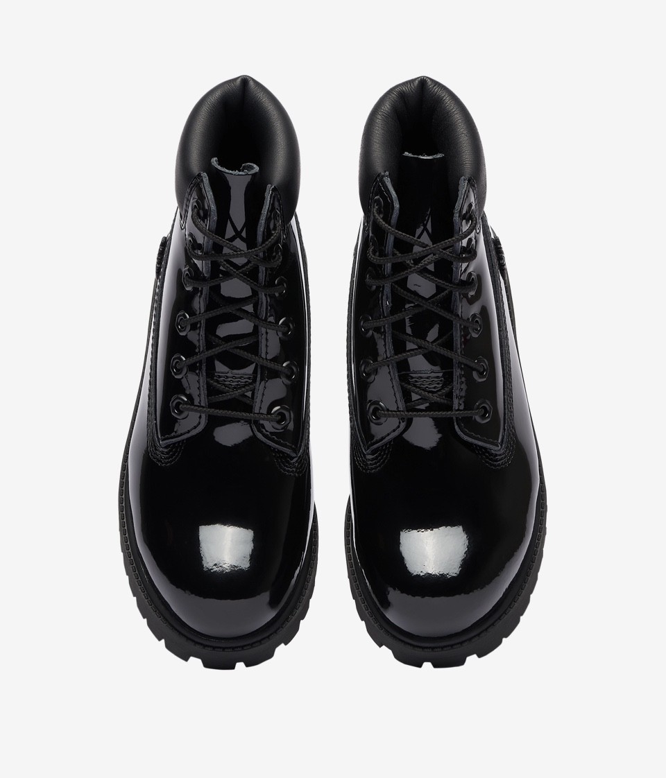 Timberland Premium 6" Waterproof Patent Leather Boots Brand New big kids/womens