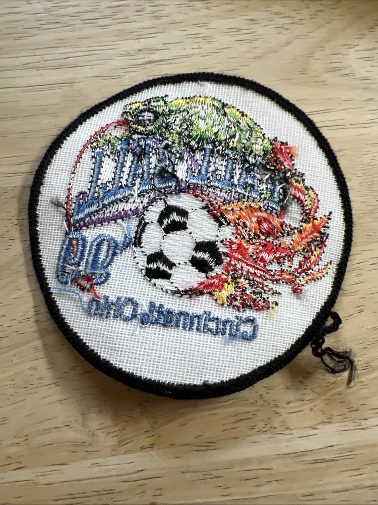 VTG Cincinnati Ohio Fall Ball soccer patch. 3.5 round Patch