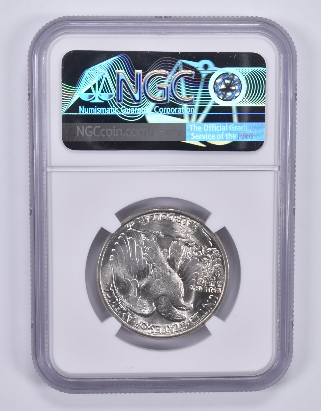 1944 Walking Liberty Half Dollar 50c MS65 NGC Miles Standish Label