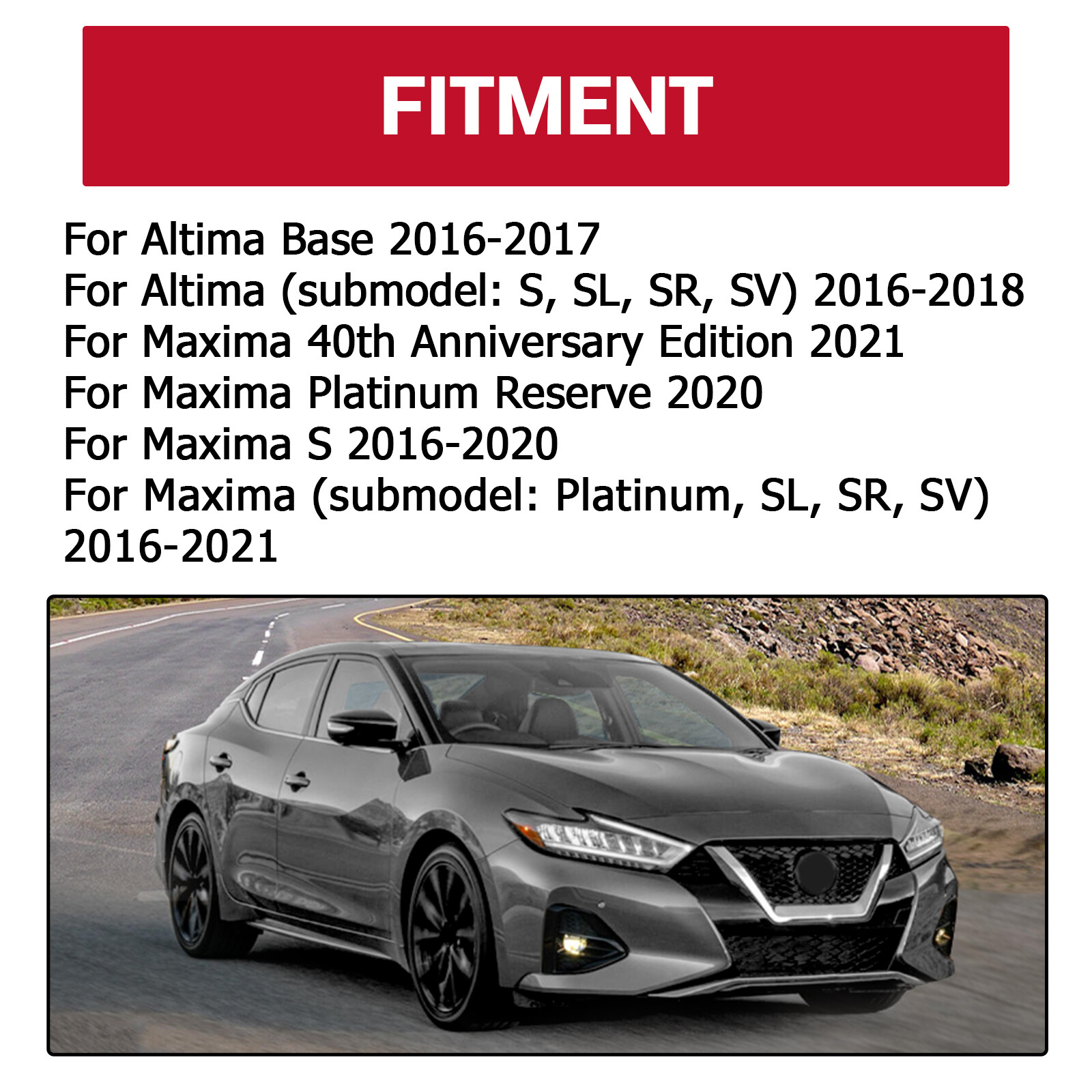 For 2016-21 Nissan Maxima & 16-18 Altima Front Engine Splash Shield Under Cover