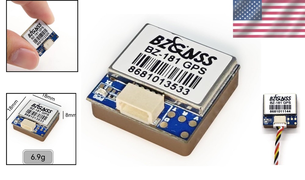 Advanced FPV GPS Module – M10 Dual Protocol, Lightweight for Long-Range Flights