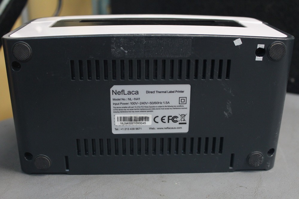 NefLaca Thermal Mail Label Printer NL-N41 *UNTESTED AS IS*