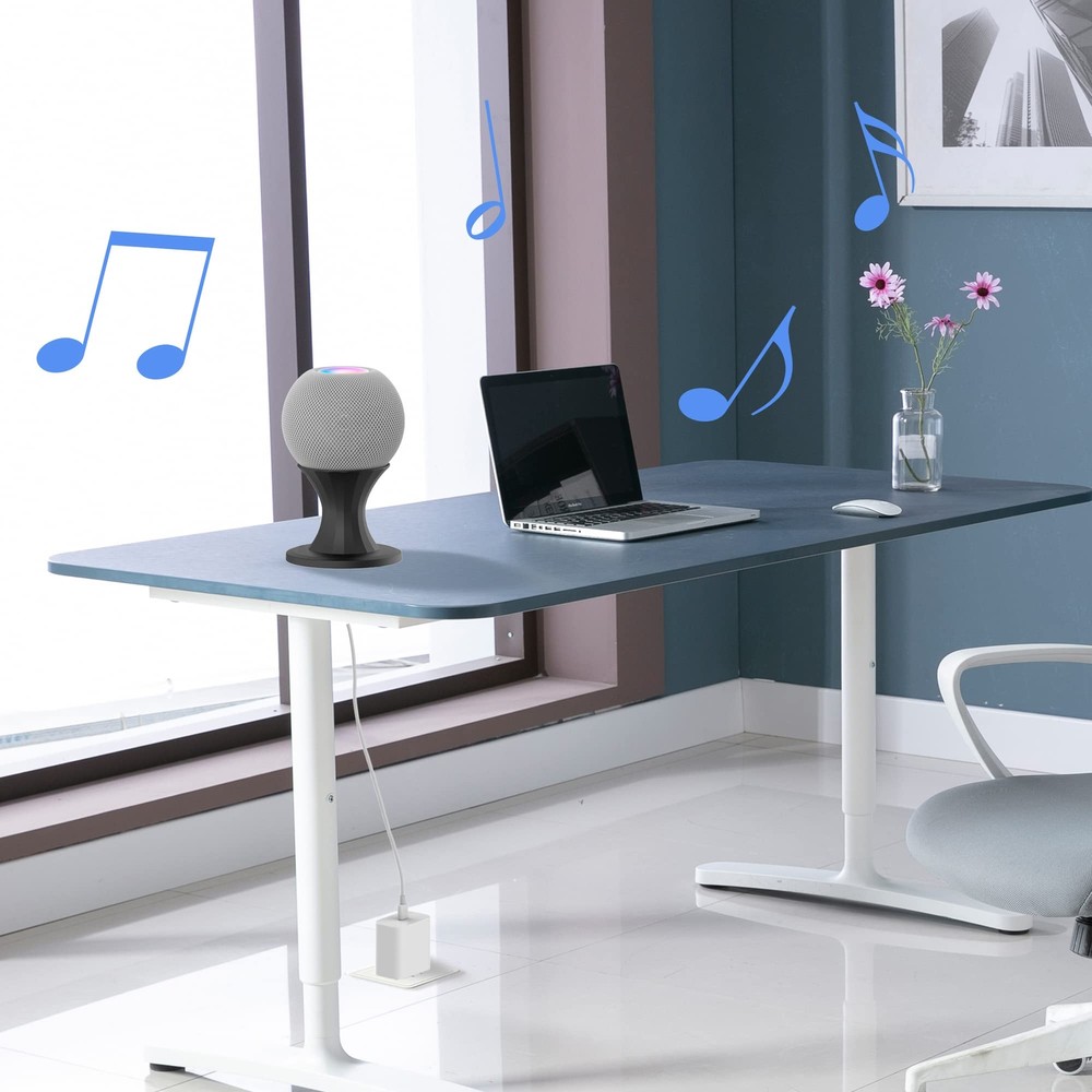 Quality Homepod Mini Stand Cable Management System No Screws Needed Space Saving