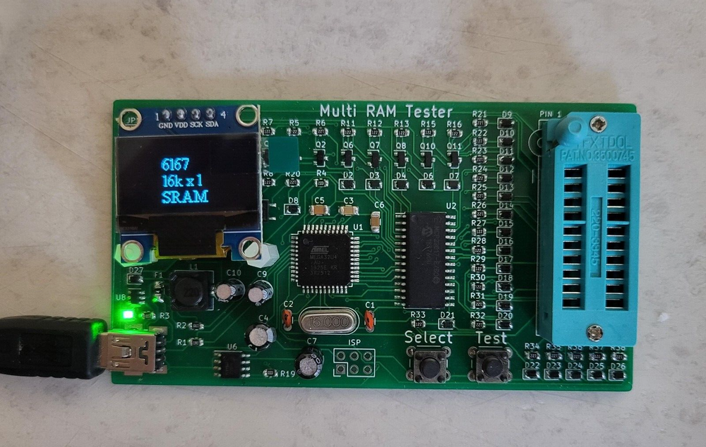 🇬🇧 Multi RAM Tester DRAM SRAM Dynamic Static