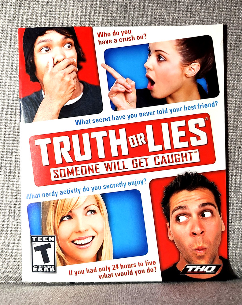 Truth or Lies - Cover Insert Only - PlayStation 3