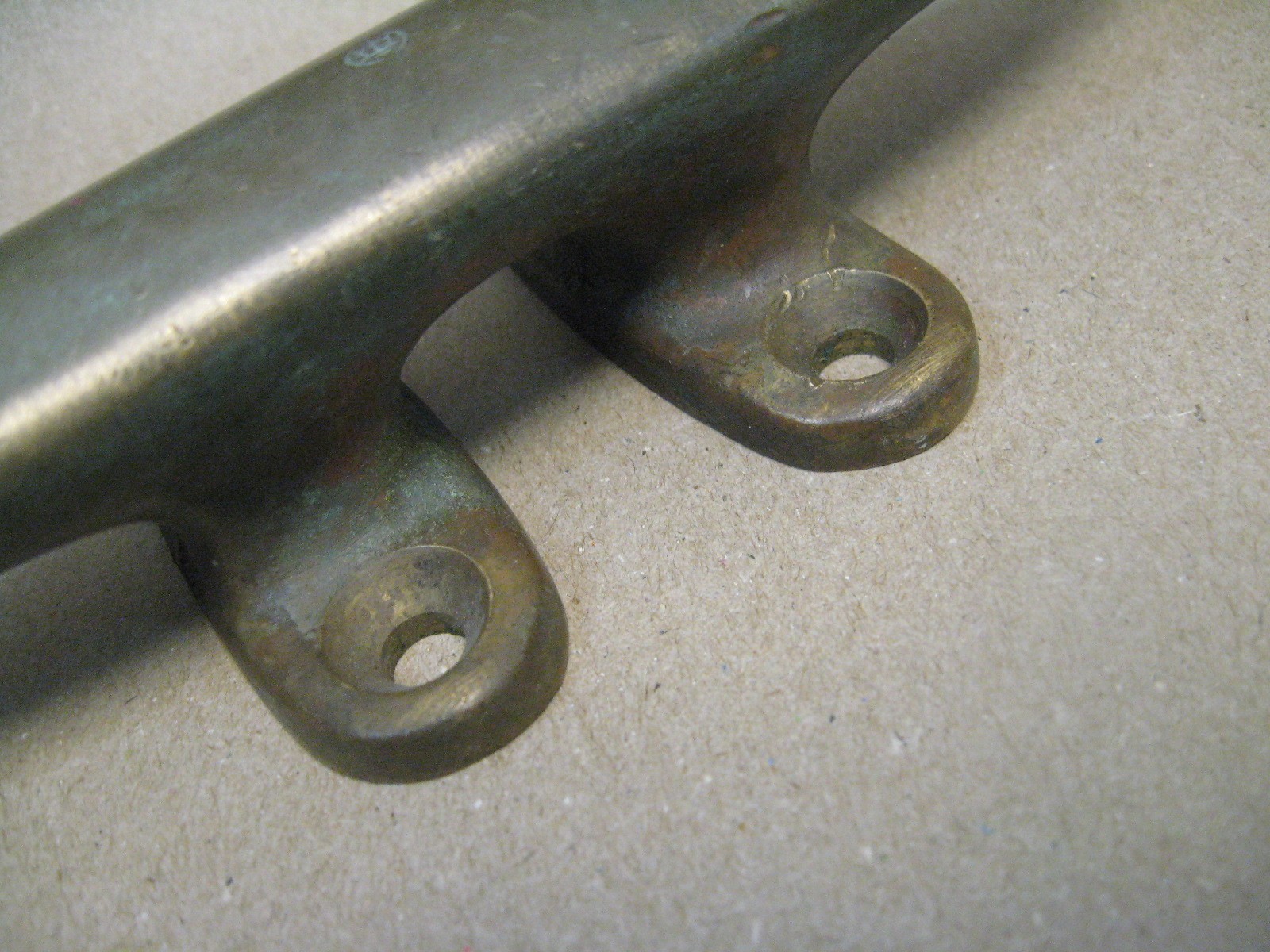 Antique Vtg 7" Solid Bronze Merriman Boat Sailboat Marine Mooring Cleat