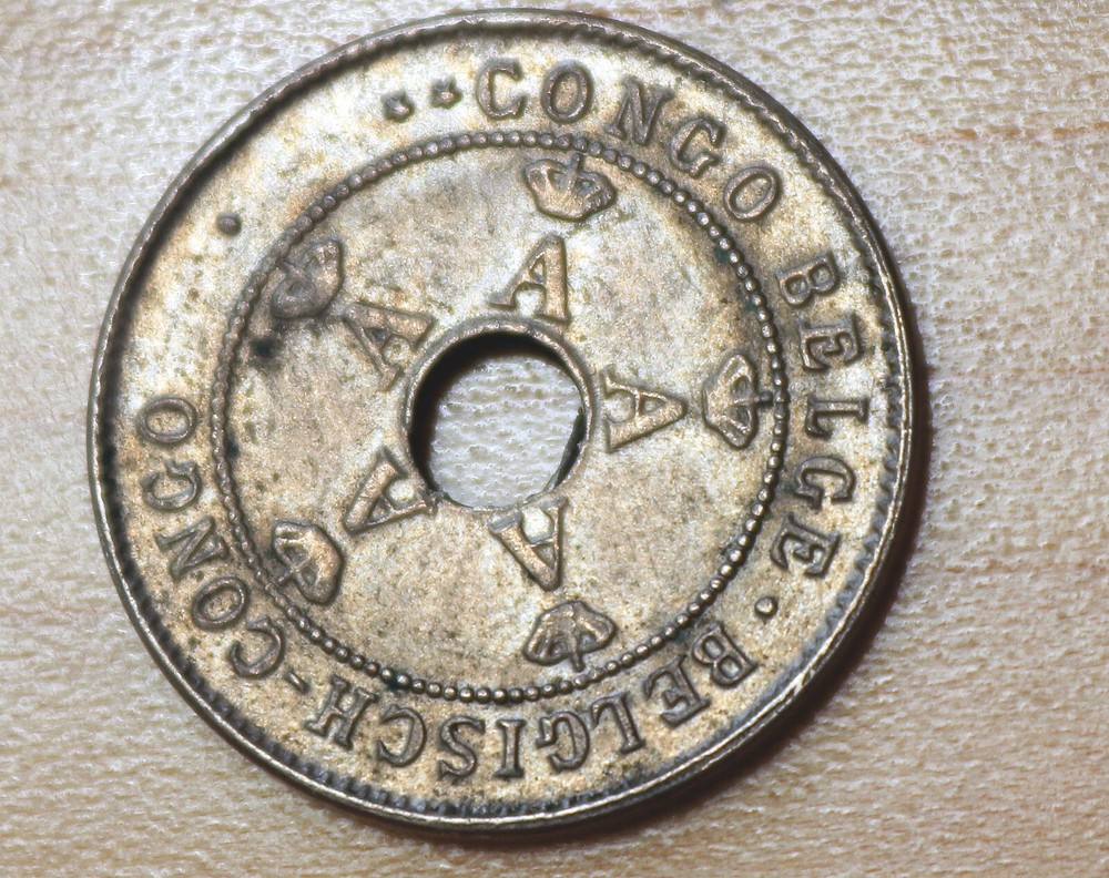 1911 Belgian Congo 10 Centimes