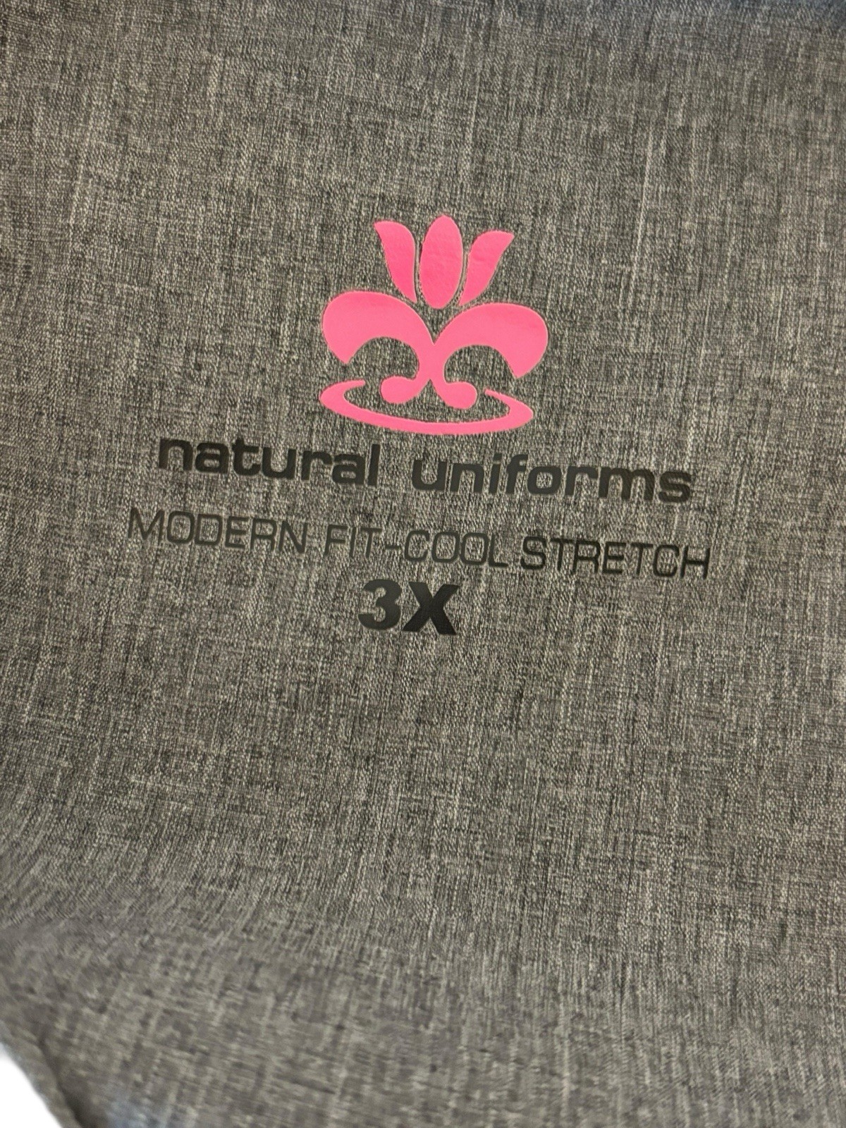 Lot Of 2- Natural Uniforms Pants Set 3X Modern Fit Cool Stretch Black & Grey Set