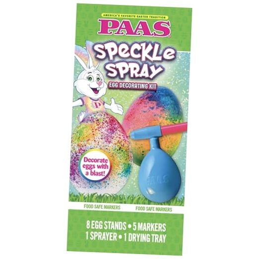 Speckle Spray Easter Egg Decorating Kit – Fun & Easy Speckled Designs with
