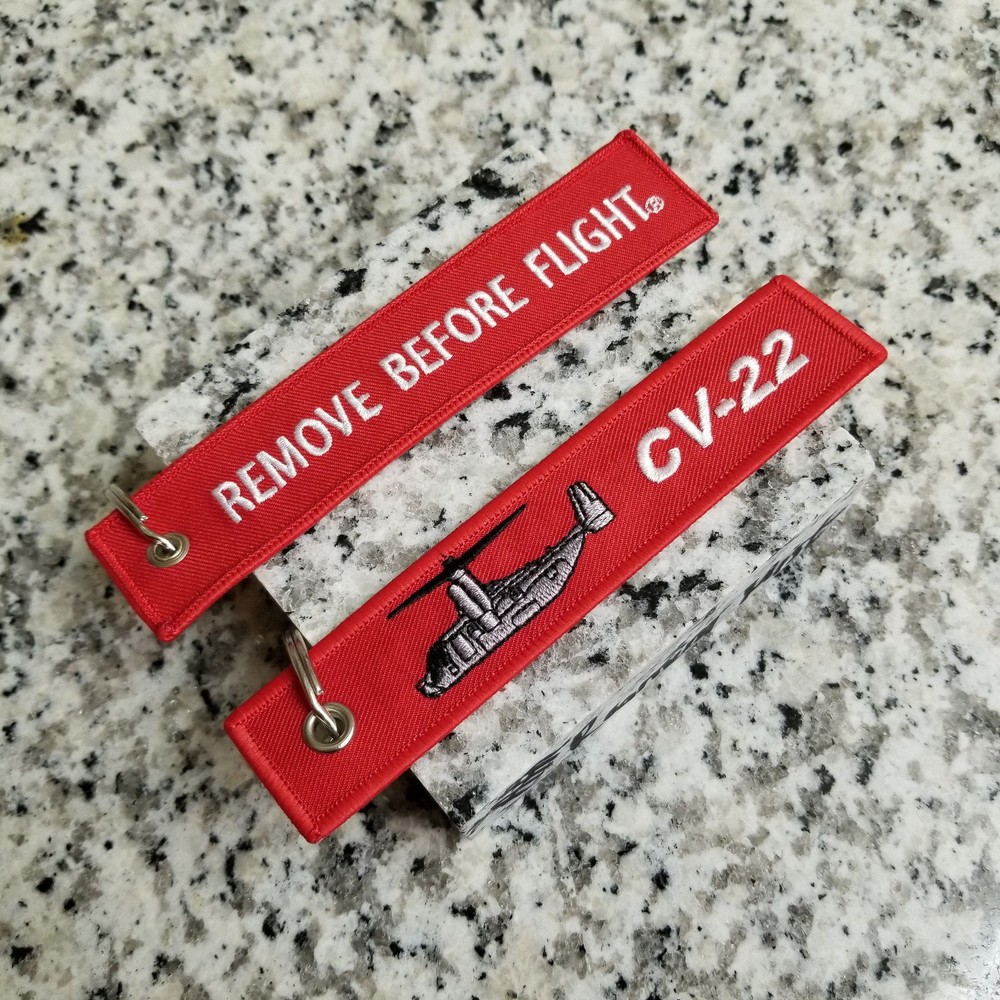 CV-22 Osprey Remove Before Flight ® Keychain, Tag, Streamer!