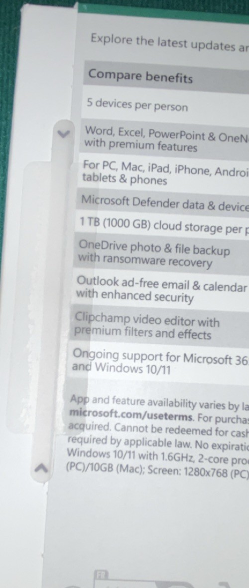 Microsoft 365 Family 12-Month Subscription Key Card, 6 Devices