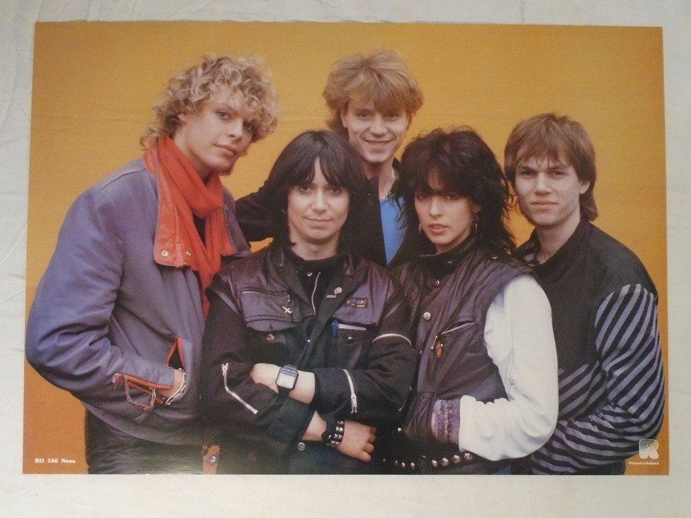 Nena 1984 Poster Rock On Holland