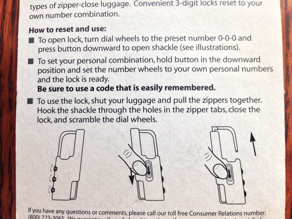 4 Locks (2 Packages) With Resettable Combinations - Bright Colors