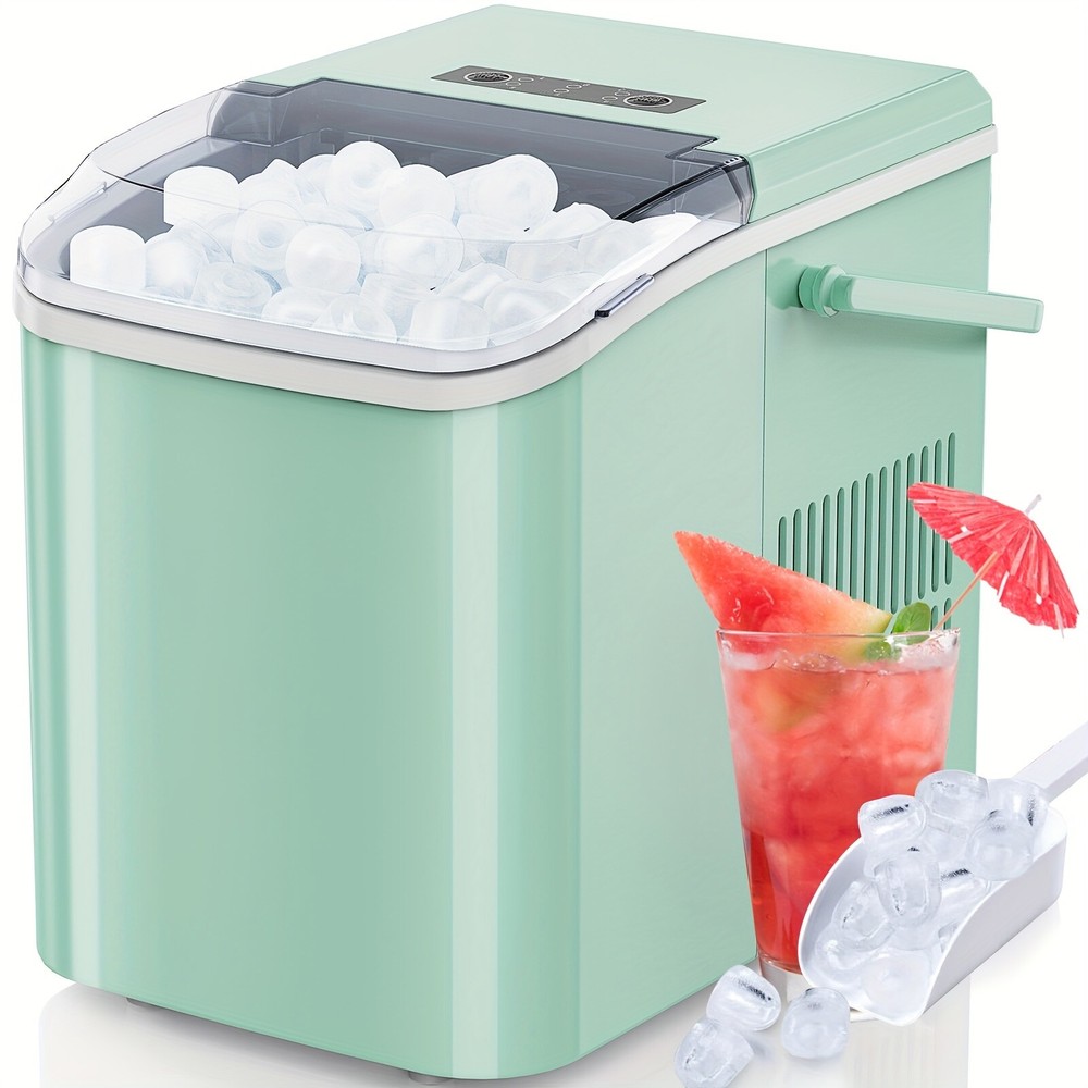 Home Ice Maker Fast, 2 Sizes Bullet - shaped, Self - cleaning for Various Scenes