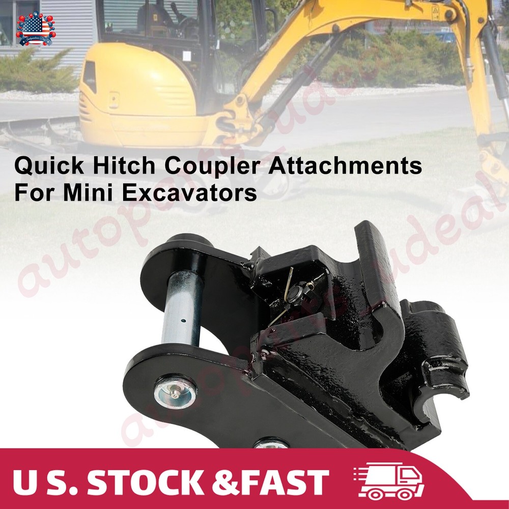 Quick Hitch Coupler Attachments For 0.8T-2Tons Mini Excavators