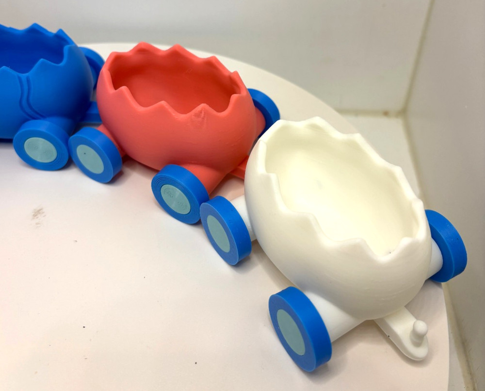 Hop Aboard the Easter Egg Express 3d printed
