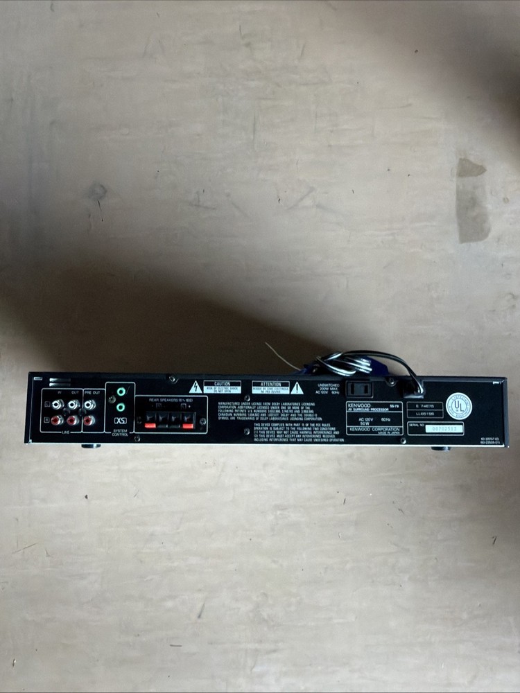 Kenwood SS‑79 Processor 🔊🎚️ AV Surround Sound with Digital Delay System