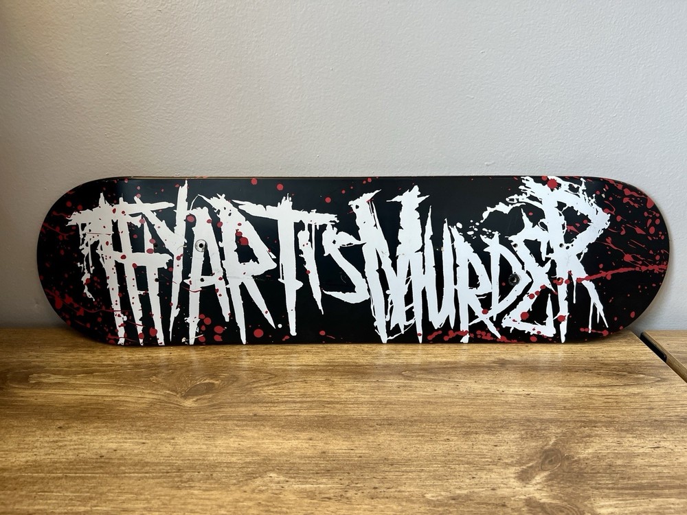 thy art is murder skateboard skate deck