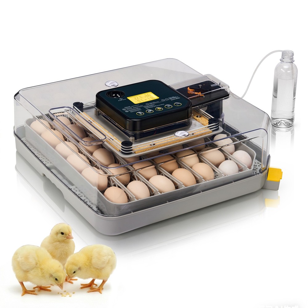 Digital Incubator for Hatching 48 Eggs, Egg Incubator with Automatic Egg Turning