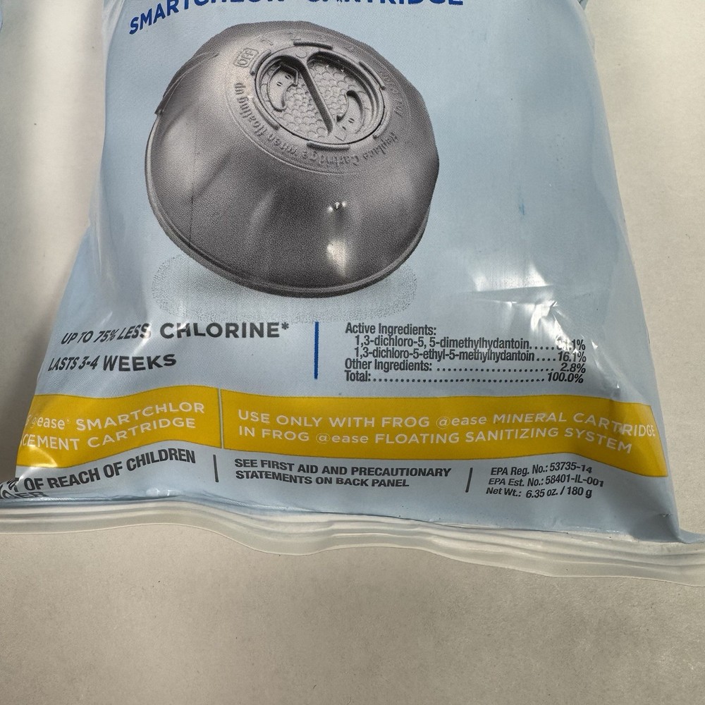 FROG @ease SmartChlor Replacement Cartridges 2 Pack Floating Spa New