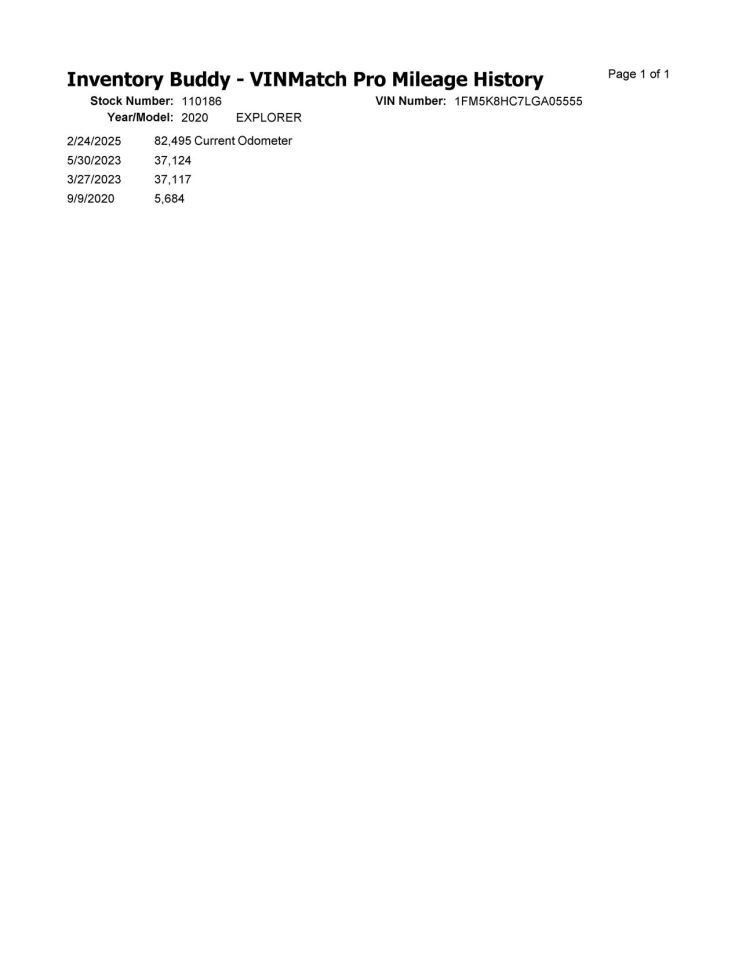 Windshield-Mounted Camera Fits 20-23 EXPLORER 10303385