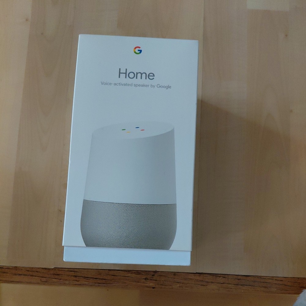 Google Home Smart Speaker White New Open Box
