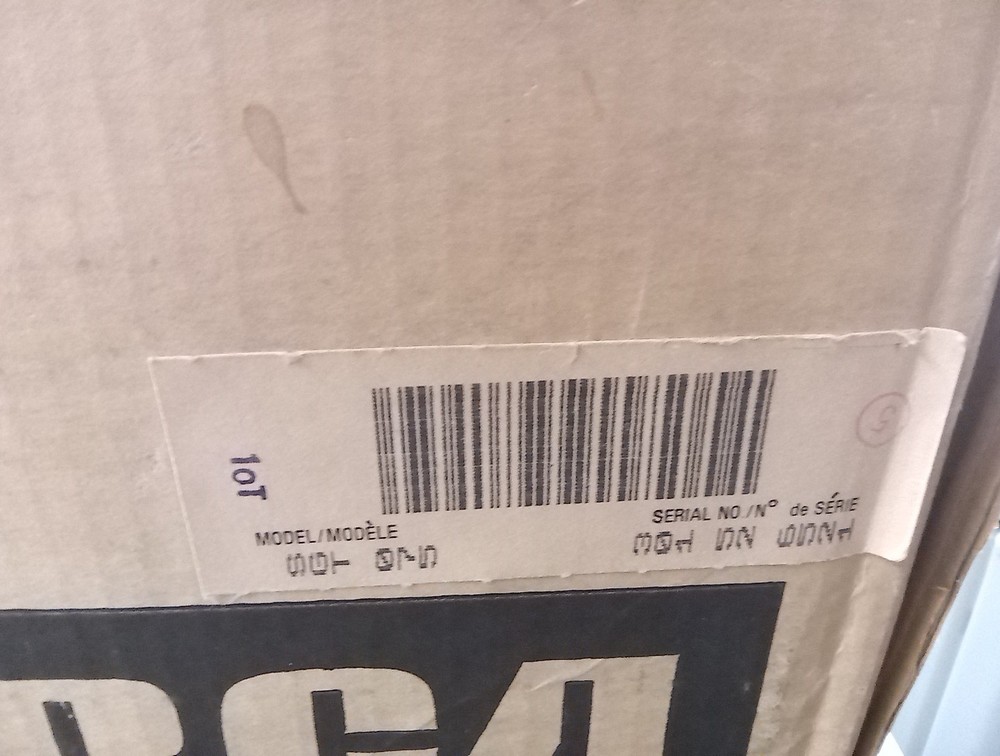 CED Player RCA SelectaVision SGT 075 BOX ONLY