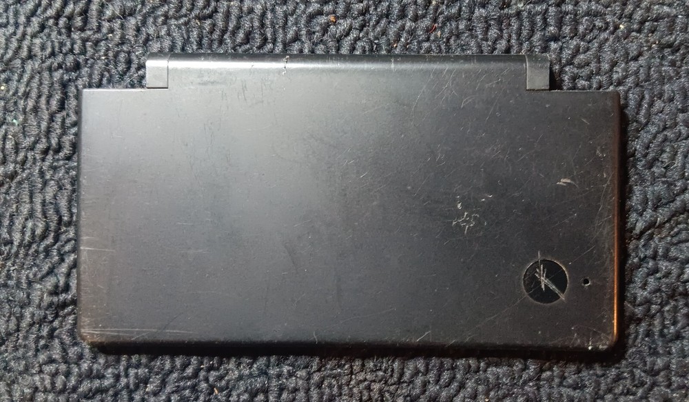 NINTENDO DSi CONSOLE SHELL FRONT OUTSIDE AND INSIDE PANEL - BLACK #2