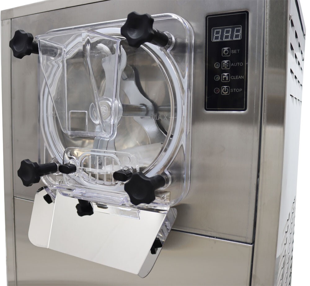 110V 25-30L/h Automatic Desktop Hard Ice Cream Machine Digital Display