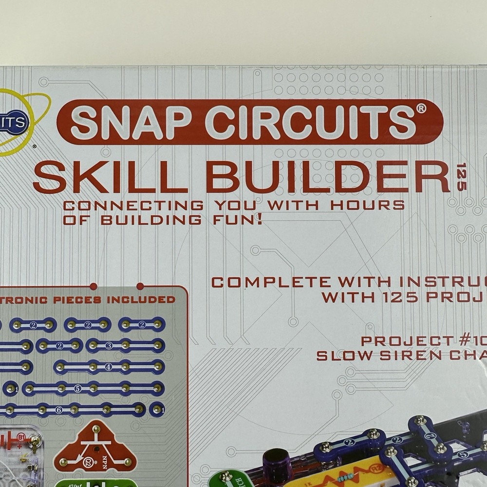 Elenco Snap Circuits Skill Builder STEM Create 125 Project Model SB-125 COMPLETE