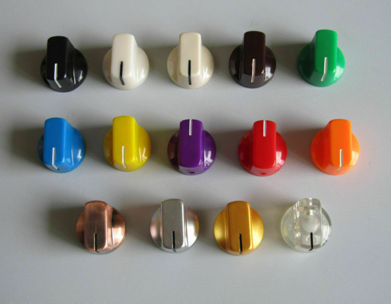 KAISH 10x Guitar AMP Effect Pedal Davies 1510 Style Pointer Knobs Set Clear